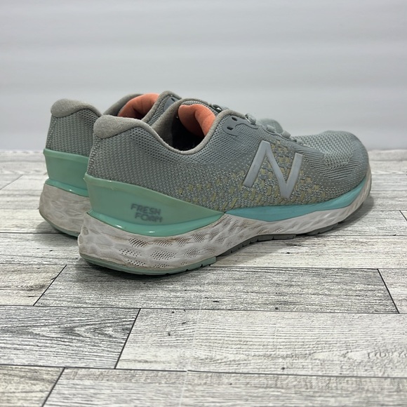 New Balance Fresh Foam 880 V10 Grey/Blue Running Lace Up Sneakers Athletic - Picture 5 of 12